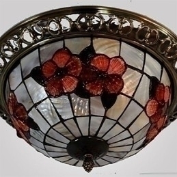 Designer Touch Decorative Mini Style Brass Metal Flush Mount