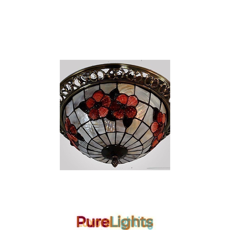 Designer Touch Decorative Mini Style Brass Metal Flush Mount