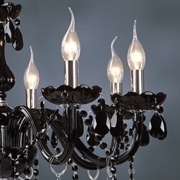 Designer Touch Decorative Modern Contemporary Crystal Electroplated Chandelier