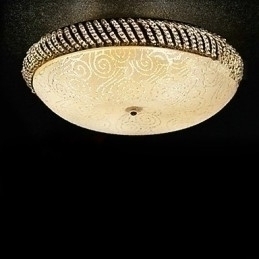 Designer Touch Decorative Luxuriant Ceiling Light with 4 Lights in Golden