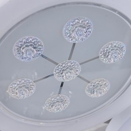 Designer Touch Decorative Flush Mount Modern Contemporary Metal