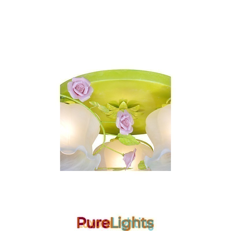 Designer Touch Decorative Creative Lamp Lamp Warm Garden Rose Three Simple Ceiling Lamps