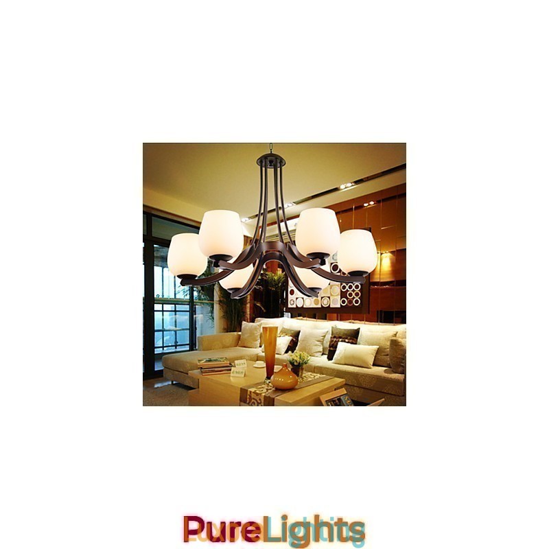 Designer Touch Decorative Traditional Classic Retro Mini Style Painting Metal Chandelier