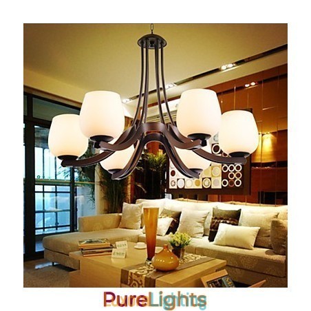 Designer Touch Decorative Traditional Classic Retro Mini Style Painting Metal Chandelier