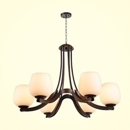 Designer Touch Decorative Traditional Classic Retro Mini Style Painting Metal Chandelier