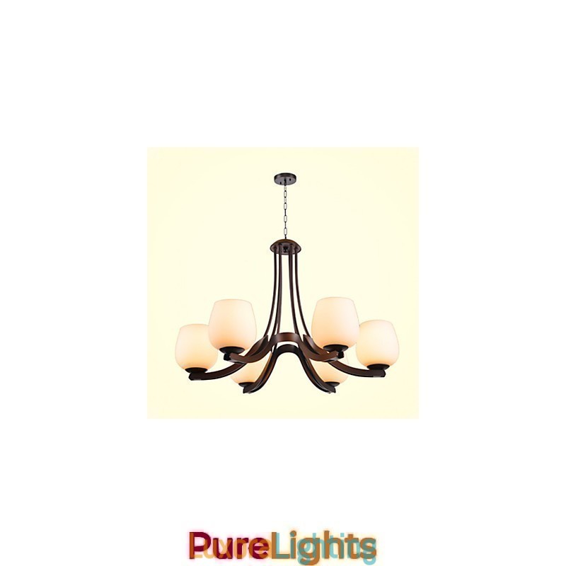 Designer Touch Decorative Traditional Classic Retro Mini Style Painting Metal Chandelier