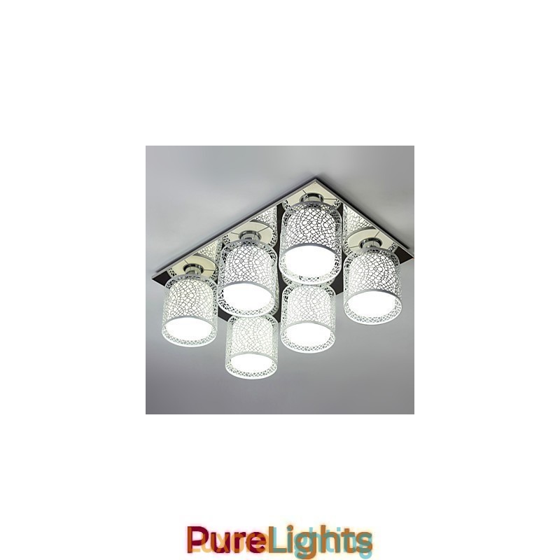 Designer Touch Decorative Modern Contemporary Painting Metal Flush Mount