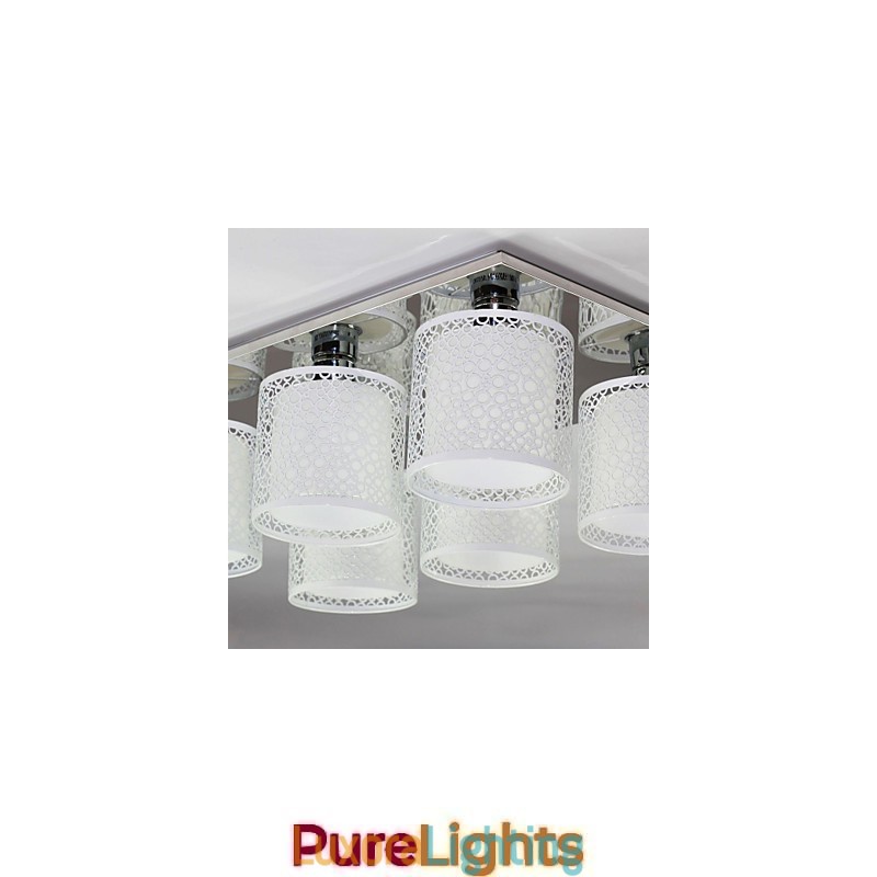 Designer Touch Decorative Modern Contemporary Painting Metal Flush Mount