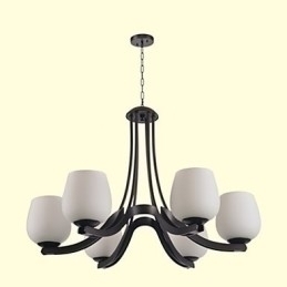 Designer Touch Decorative Traditional Classic Retro Mini Style Painting Metal Chandelier