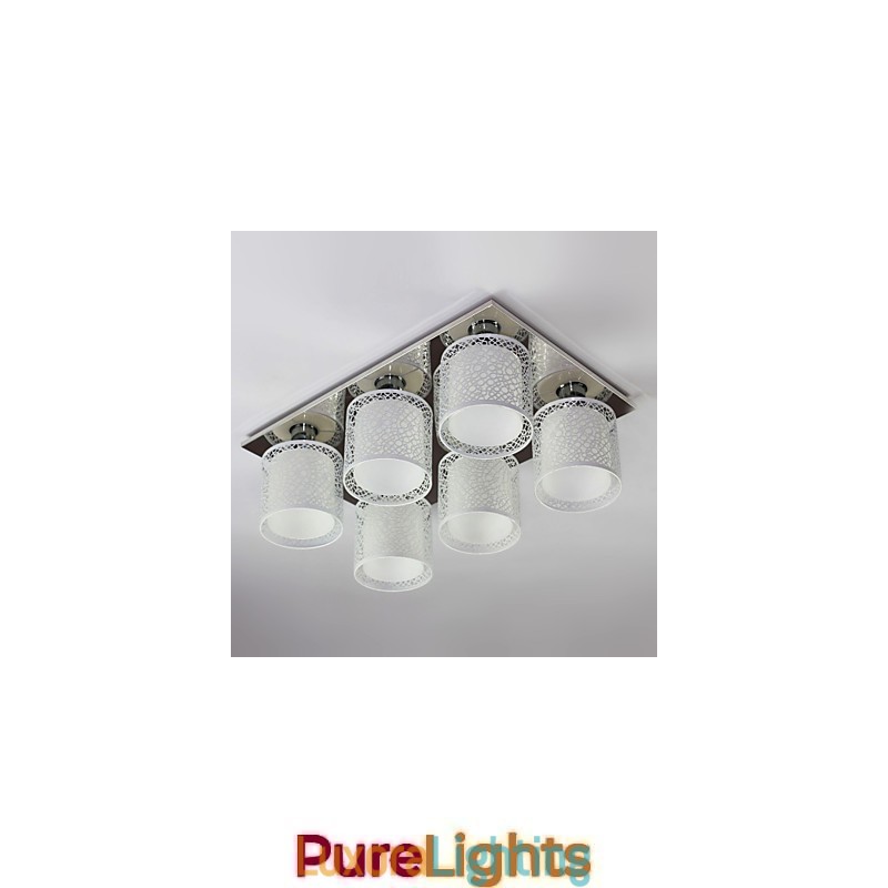 Designer Touch Decorative Modern Contemporary Painting Metal Flush Mount