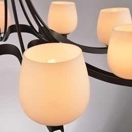 Designer Touch Decorative Traditional Classic Retro Mini Style Painting Metal Chandelier