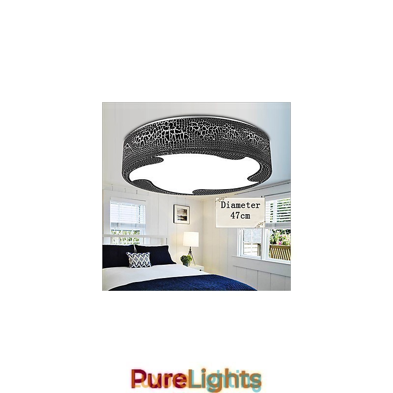 Designer Touch Decorative Flush Mount Modern Contemporary Metal