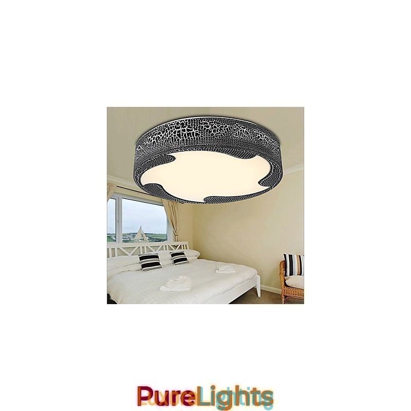 Designer Touch Decorative Flush Mount Modern Contemporary Metal