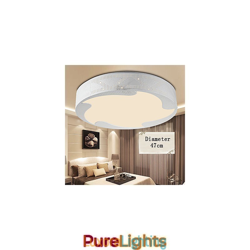 Designer Touch Decorative Flush Mount Modern Contemporary Metal