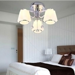 Designer Touch Decorative Flush Mount Crystal Modern Contemporary Glass