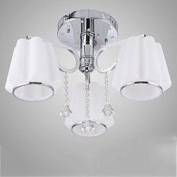 Designer Touch Decorative Flush Mount Crystal Modern Contemporary Glass