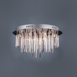 Designer Touch Decorative Modern Crystal Chandelier with 12 Lights