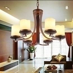 Designer Touch Decorative Traditional Classic Retro Mini Style Painting Metal Chandelier