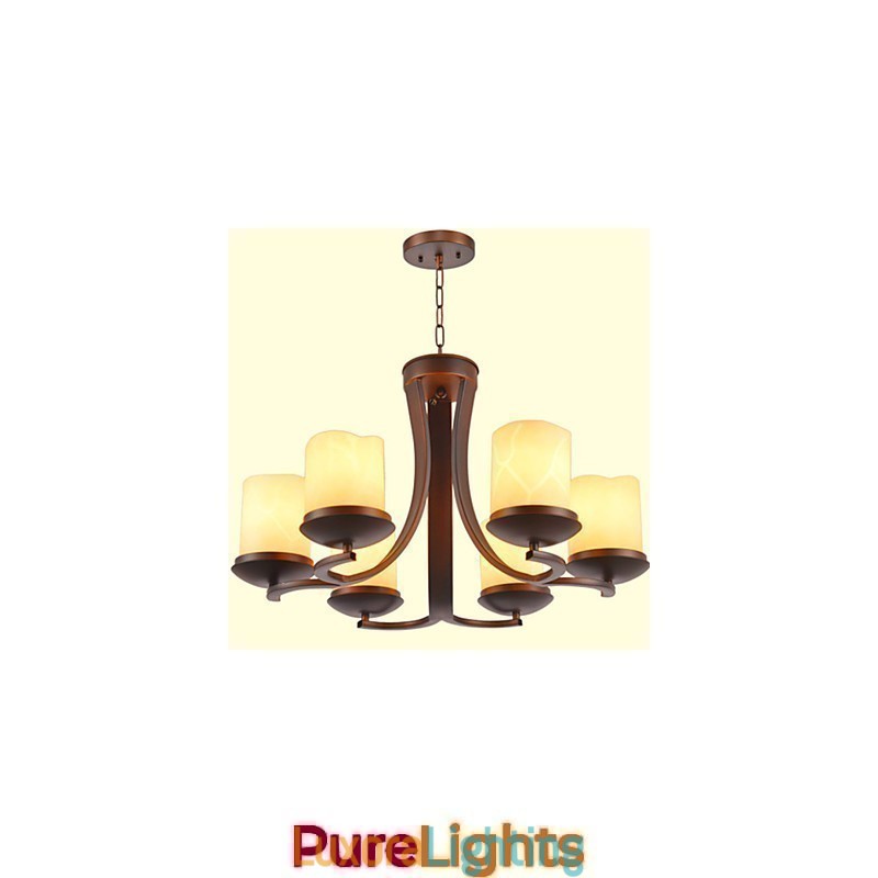 Designer Touch Decorative Traditional Classic Retro Mini Style Painting Metal Chandelier