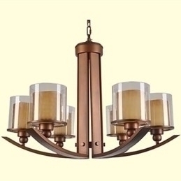 Designer Touch Decorative Traditional Classic Retro Mini Style Painting Metal Chandelier