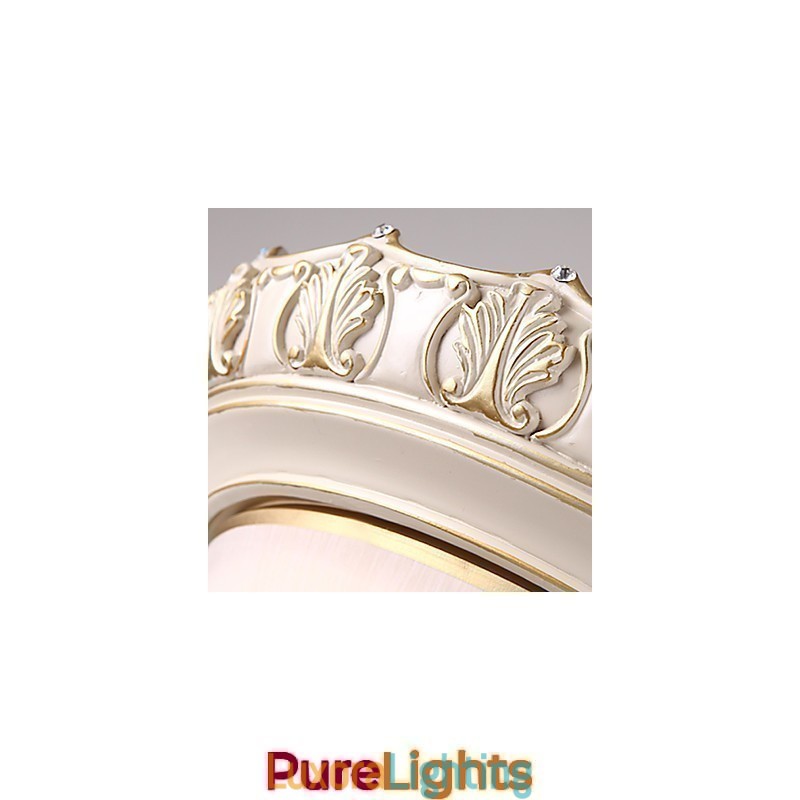 Designer Touch Decorative Flush Mount Crystal Traditional Classic Resin