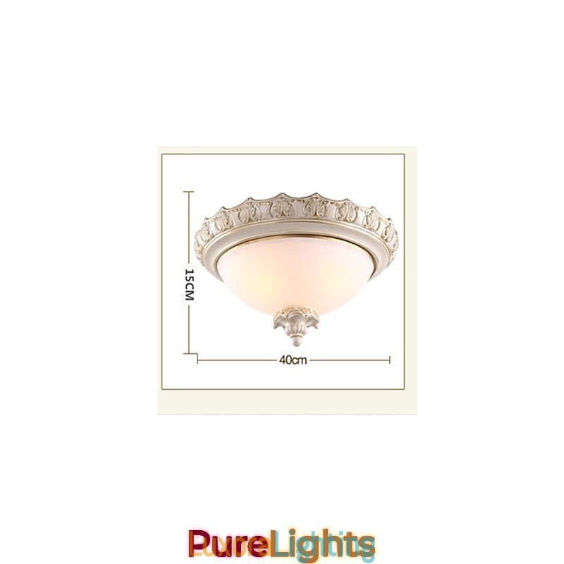 Designer Touch Decorative Flush Mount Crystal Traditional Classic Resin