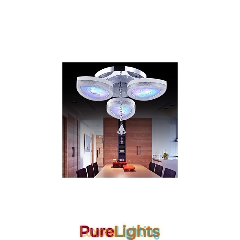 Designer Touch Decorative Flush Mount Modern Contemporary Metal