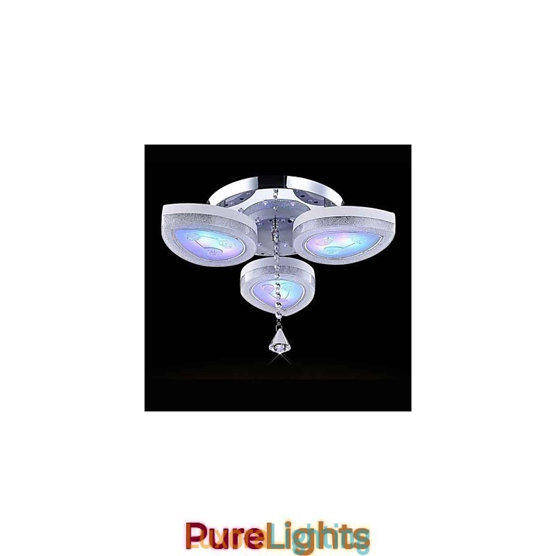 Designer Touch Decorative Flush Mount Modern Contemporary Metal