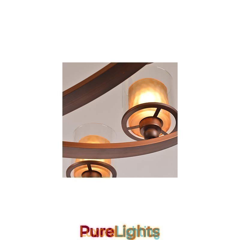 Designer Touch Decorative Traditional Classic Retro Mini Style Painting Metal Chandelier