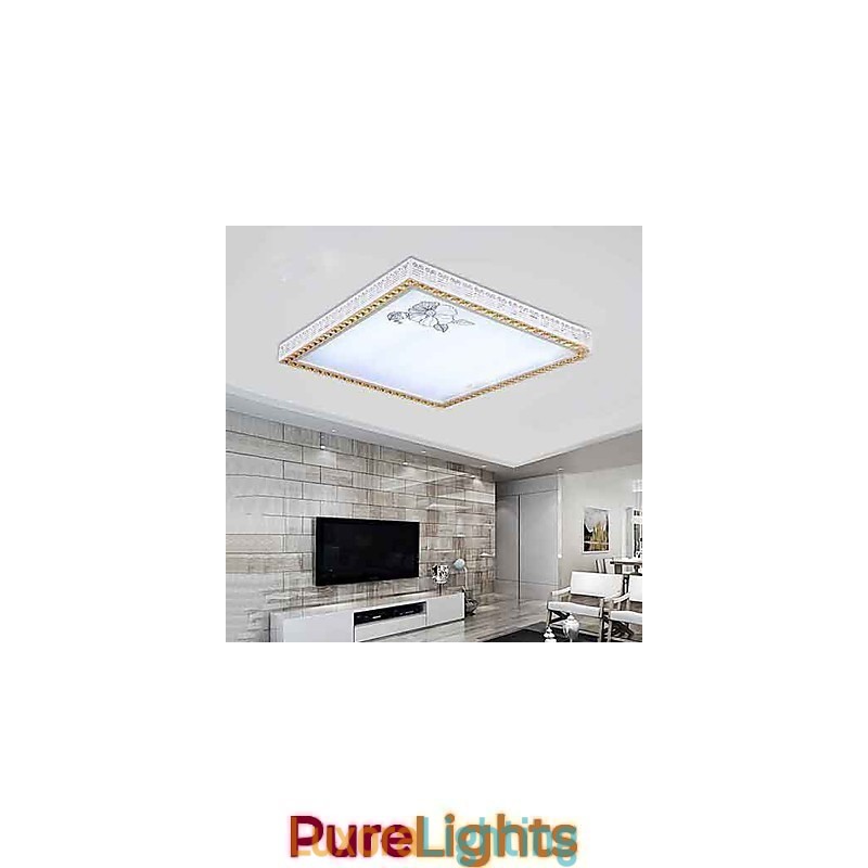 Designer Touch Decorative Flush Mount Modern Contemporary Metal