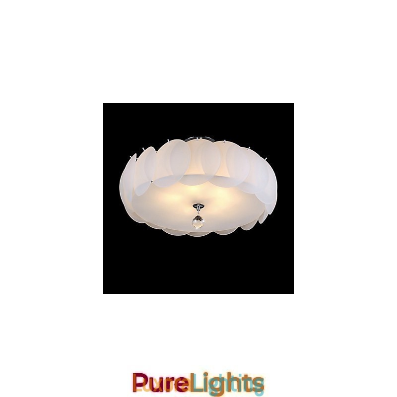 Designer Touch Decorative 5 Light Glass Chandelier Modern Pendant Light Family