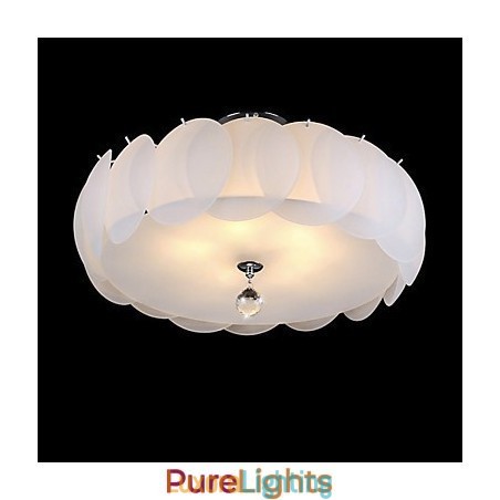 Designer Touch Decorative 5 Light Glass Chandelier Modern Pendant Light Family