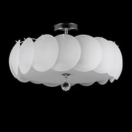 Designer Touch Decorative 5 Light Glass Chandelier Modern Pendant Light Family