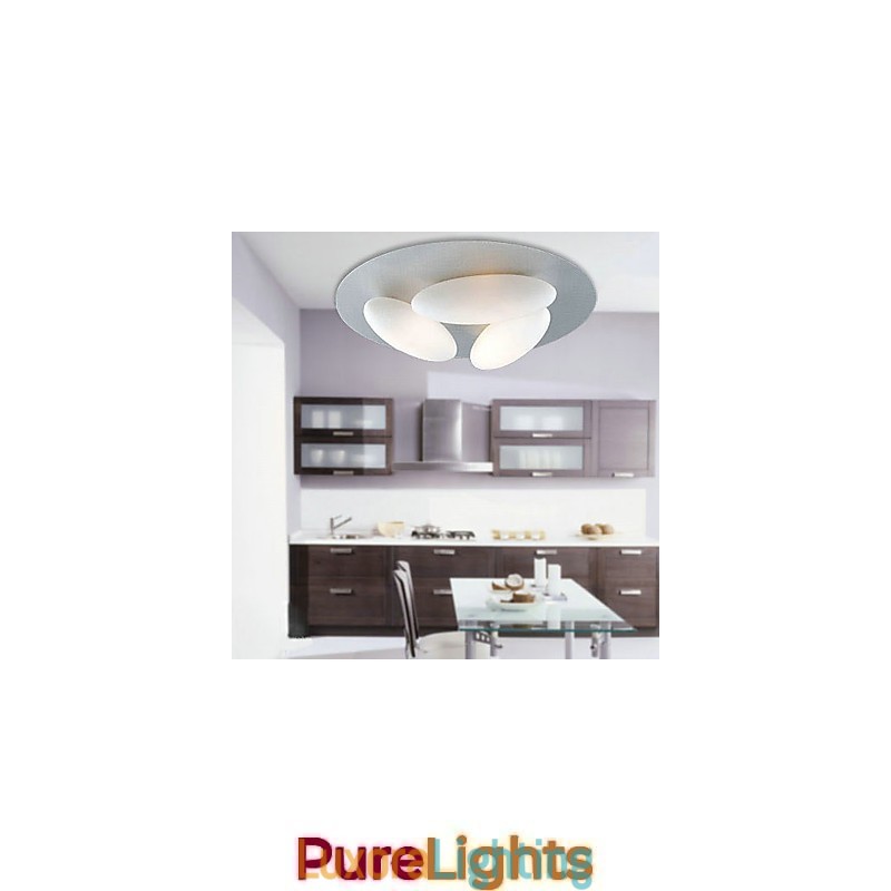 Designer Touch Decorative Modern Flush Mount with 3 Lights (G9 Bulb Base)