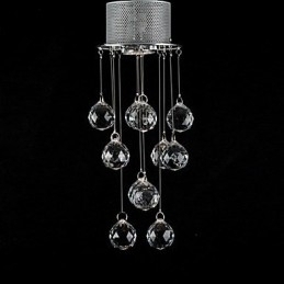 Designer Touch Decorative Modern Crystal Flush Mount Light