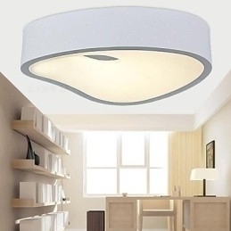 Designer Touch Decorative Pendant Lights 1 Light Modern White Metal and Acrylic