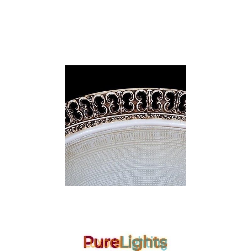 Designer Touch Decorative Dark Brown Flush Mount Light Glass Resin Pattern Carving European Classic