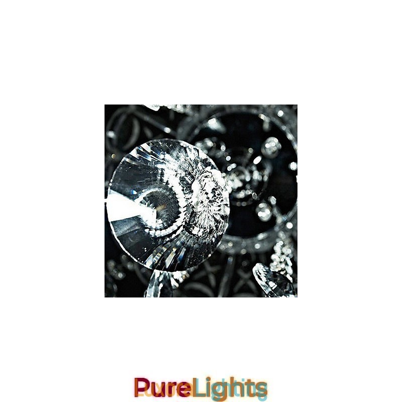 Designer Touch Decorative Crystal Semi Flush Mount with 3 Lights