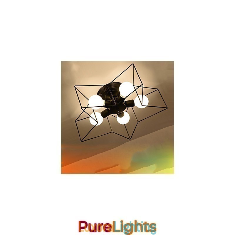Designer Touch Decorative Brief Five Pointed Star Lighting Personalized Modern Ceiling Light Child Housing Lamps