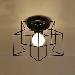 Designer Touch Decorative Brief Five Pointed Star Lighting Personalized Modern Ceiling Light Child Housing Lamps