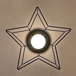 Designer Touch Decorative Brief Five Pointed Star Lighting Personalized Modern Ceiling Light Child Housing Lamps