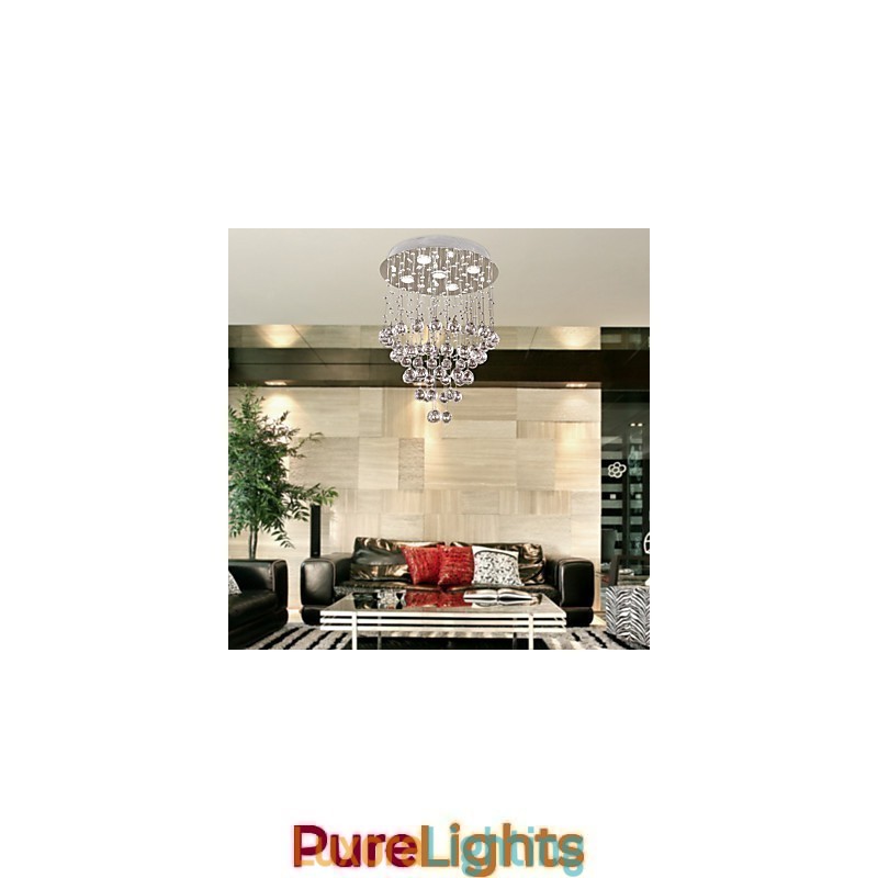 Designer Touch Decorative Crystal Chandelier with 5 lightsoque Design (K9 Crystal)
