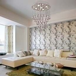 Designer Touch Decorative Crystal Chandelier with 5 lightsoque Design (K9 Crystal)