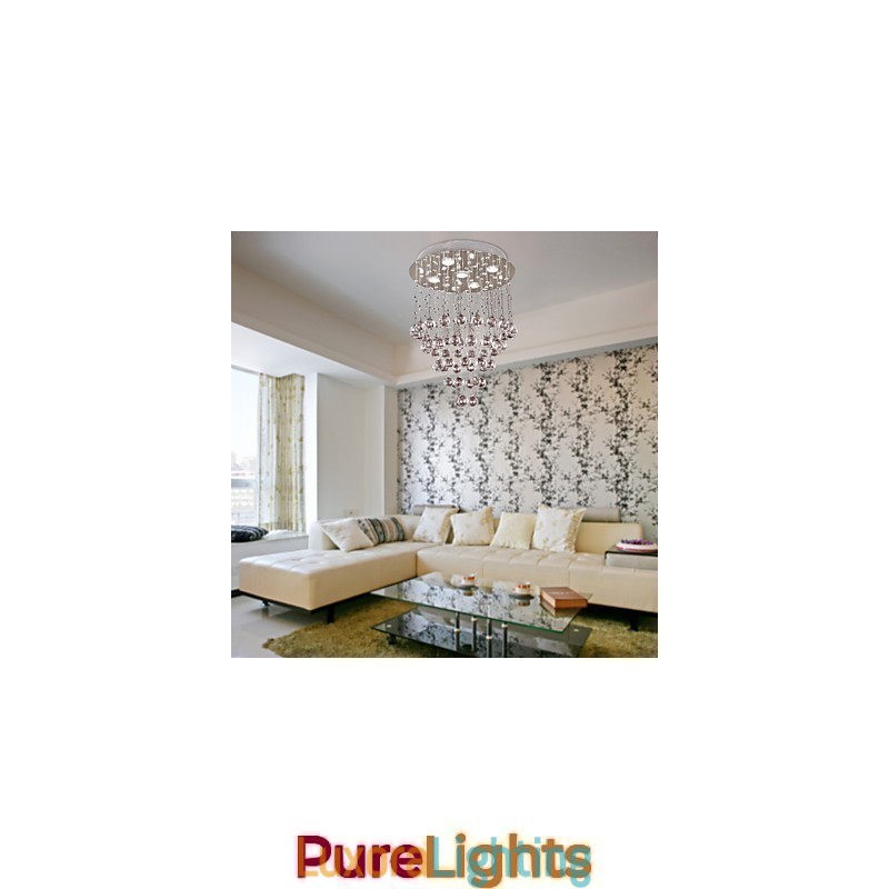 Designer Touch Decorative Crystal Chandelier with 5 lightsoque Design (K9 Crystal)