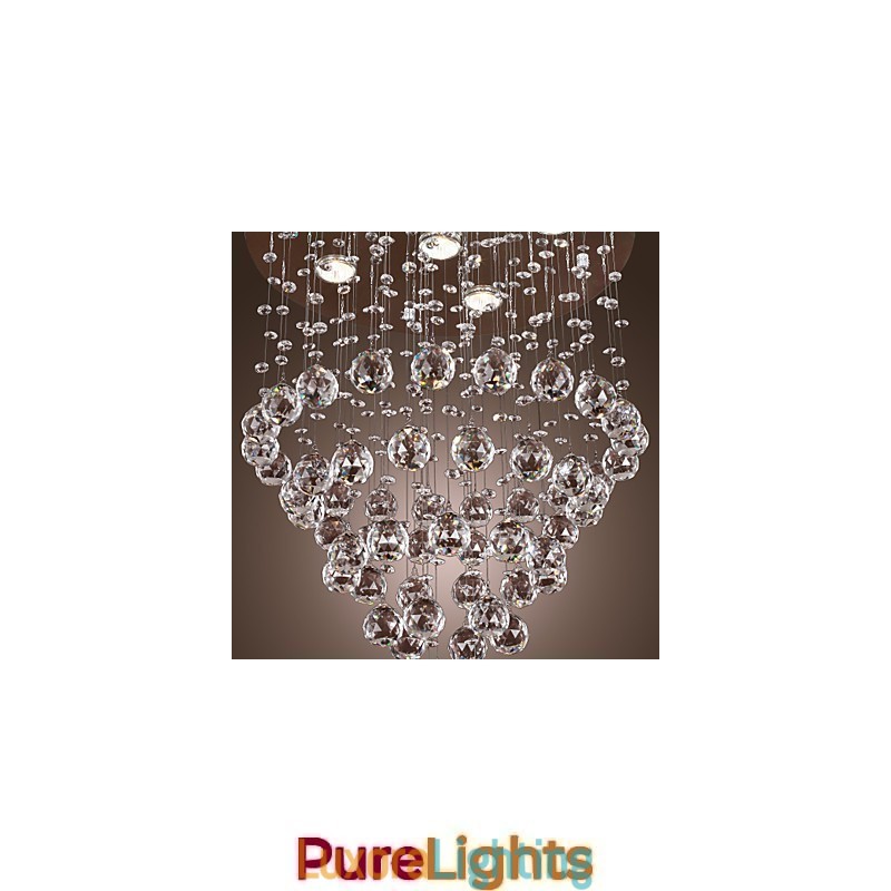 Designer Touch Decorative Crystal Chandelier with 5 lightsoque Design (K9 Crystal)