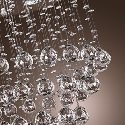 Designer Touch Decorative Crystal Chandelier with 5 lightsoque Design (K9 Crystal)