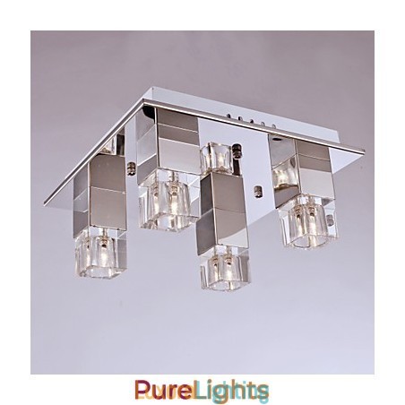 Designer Touch Decorative Flush Mount Mini Style Modern Contemporary Metal