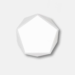 Designer Touch Decorative Modern Contemporary Painting Metal Flush Mount