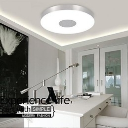 Designer Touch Decorative Modern Contemporary Brushed Metal Flush Mount