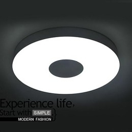 Designer Touch Decorative Modern Contemporary Brushed Metal Flush Mount